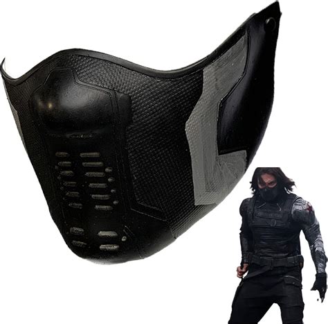 Buy Winter Soldier Mask Bucky Barnes James Buchanan Superhero Latex ...