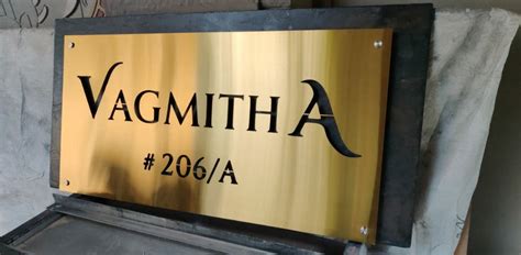 Nameplates - Engraved Natural Stone – INDIAN AUTUMN