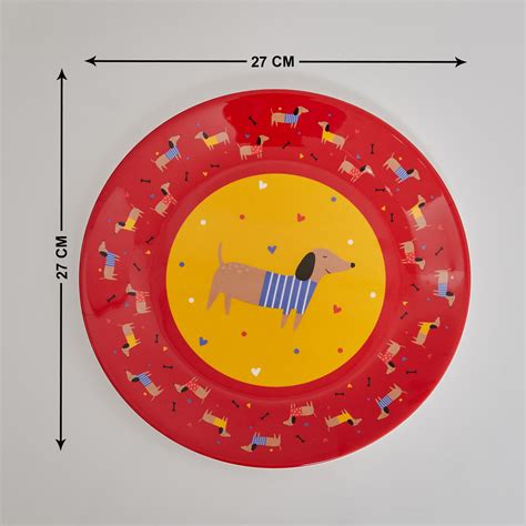 Buy Glee Kids Printed Melamine Kids Dinner Plate - 27cm from Home ...