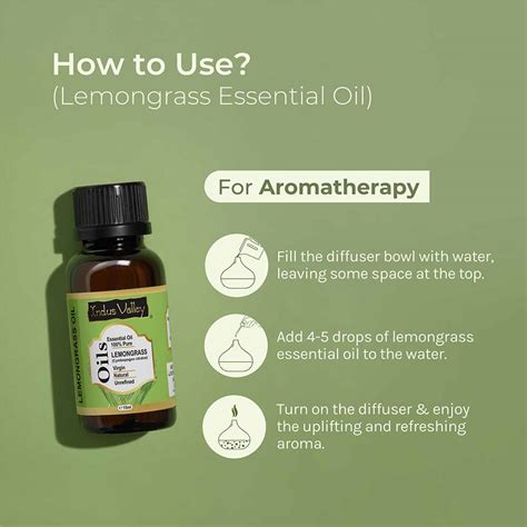 Pure & Organic Natural Lemongrass Essential Oil for Hair & Skin ...