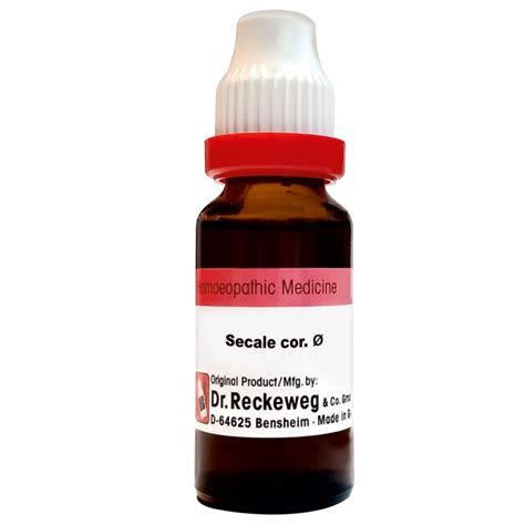 Dr. Reckeweg Secale Cor Q Mother Tinctures, Buy Dr. Reckeweg Secale Cor ...