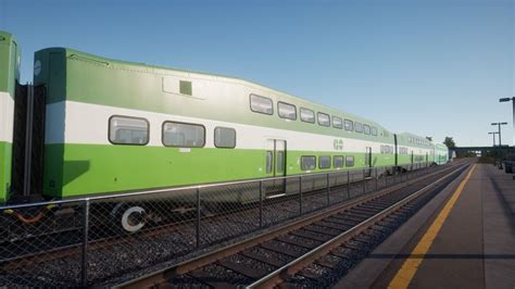 GO Transit Bombardier Bi-level Coaches New Livery V1.0 - Train Sim ...