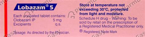 Lobazam 5 MG Tablet (10): Uses, Side Effects, Price & Dosage | PharmEasy