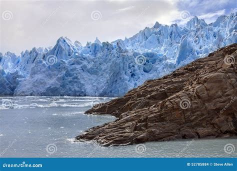 Grey Glacier - Patagonia - Chile Stock Photo - Image of water, landmark ...