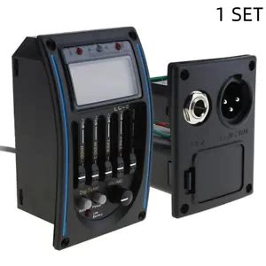 Acoustic Guitar Preamplifier Kit: 5 Band EQ, Piezo Pickup, Tuner ...