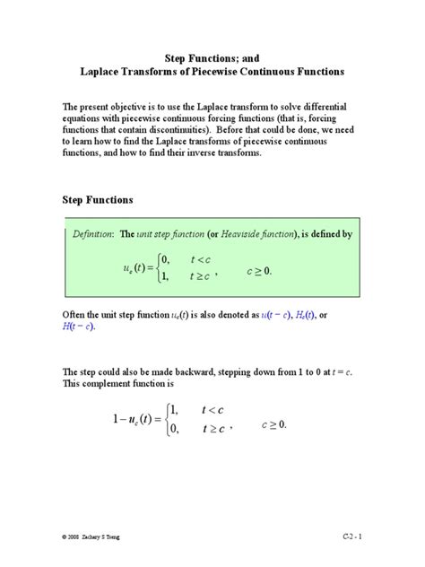 Image result for La Place for Step Function