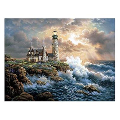 ACANDYL CANDYL DIY Paint by Number Kit - Lighthouse Theme India | Ubuy
