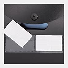 ARURA (LABEL) 24 Pockets File Folder with Cover Expanding Document ...