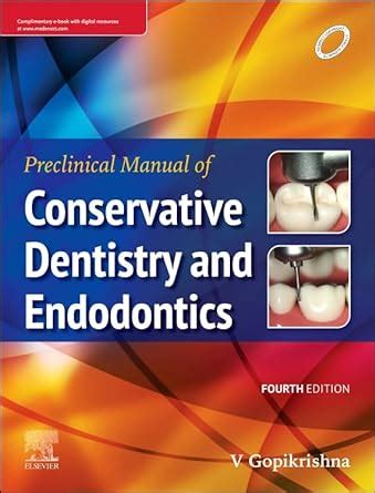Buy Preclinical Manual of Conservative Dentistry and Endodontics, 4e ...