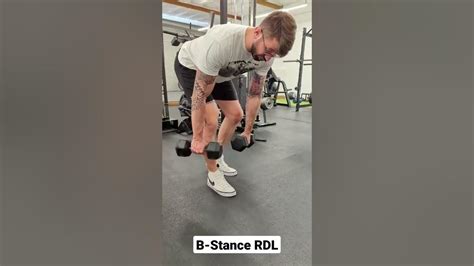 Dumbbell B-Stance RDL - YouTube