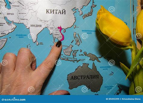 World Map in Russian Language Stock Image - Image of border, guard: 89493399