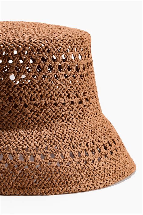 Women's Dark beige Handmade straw hat | H&M IN