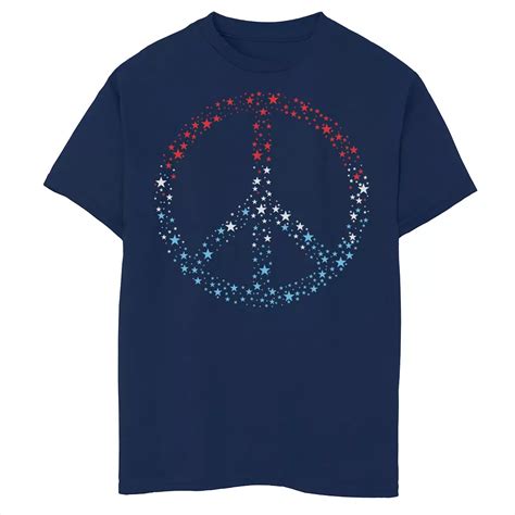 Boys 8-20 Fifth Sun Red White And Blue Peace Sign Graphic Tee