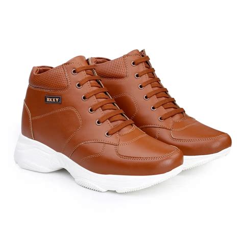 Bxxy's 3 Inch Hidden Height Increasing Elevator Lace-up Boots for Men ...