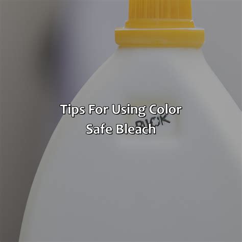 What Is Color Safe Bleach - colorscombo.com
