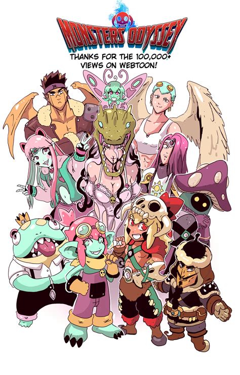 Monsters Odyssey thanks! by Manguinha on DeviantArt