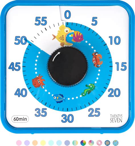 Amazon.com: Secura 7.5-Inch Fruit Visual Timer for Kids, 60-Minute ...