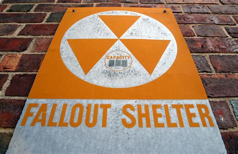 Nuclear Fallout Shelter Sign