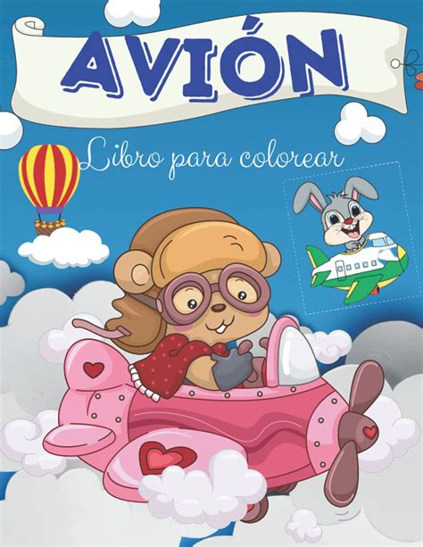 Buy Avion Libro para colorear: Un libro para colorear de aviones para ...