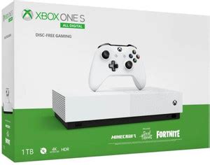Xbox One S 1TB All-Digital Edition Console (Disc Free gaming) 1000 GB ...