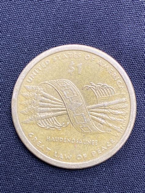 SACAGAWEA NO DATE, Haudenosaunee GREAT LAW OF PEACE USA Dollar Coin ...