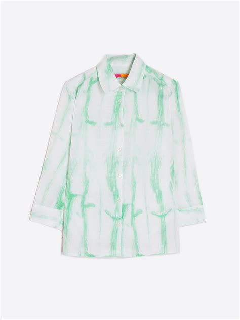 CAMISA SARA GREEN TIE DYE
