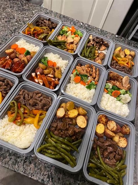 Easy Healthy Meal Prep: Steak, Rice, Peppers, and Asparagus Recipes ...