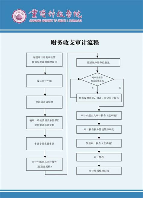 财务收支审计流程-重庆科技学院（审计处）