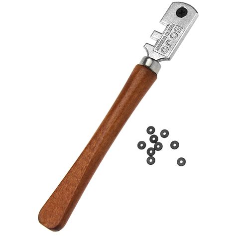 Creative Idear 6 Wheels Cutting Hand Tool Glass Tile Cutter Steel w/10 ...