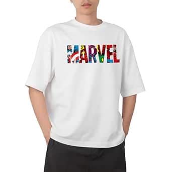 AROA Marvel White Tshirt Model : 025 Men Cotton Printed Oversized ...