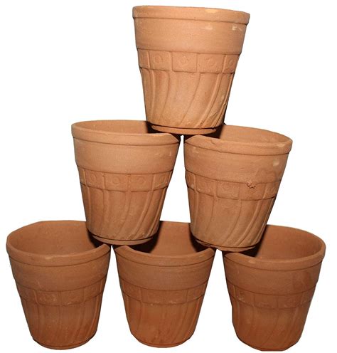 Buy odishabazaar Clay Lassi set ( Brown ) - Set of 6 Online at Low ...