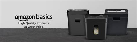 Amazon Basics 8-Sheet Cross Cut Paper and Credit Card Shredder | 11.5 ...