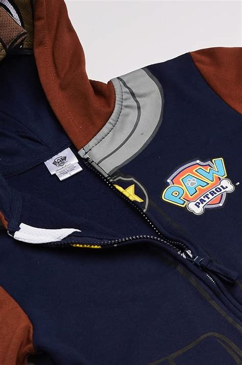 Paw Patrol Chase Costume Zip-up Hoodie Sweater India | Ubuy
