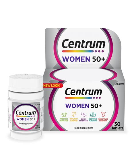 Buy CentrumWomen 50+ Multi & Mineral s, 24 essential ents including D ...