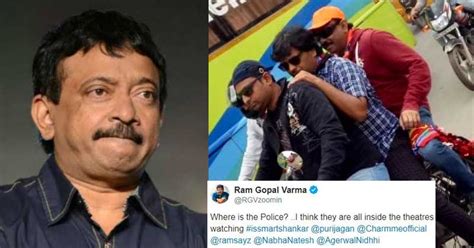 RGV Takes A Dig At Traffic Cops Through Tripling Video, Traffic Cops ...