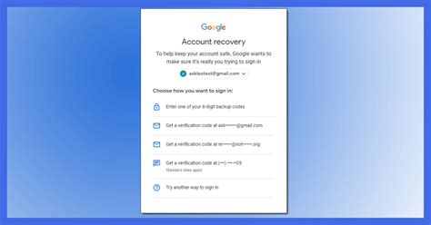 Image result for Account Recovery Guide