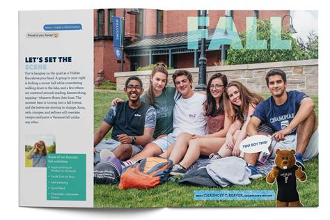 Champlain College Admissions Brochure Graphic Design | Pluck