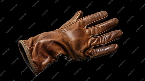 Premium AI Image | a brown leather glove