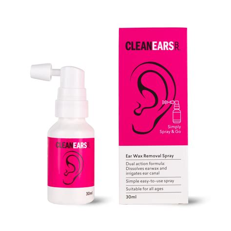 Clean Ears Wax Removal Spray 30ml