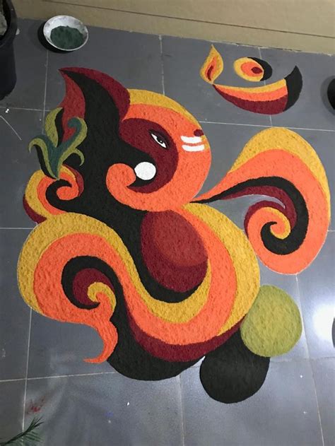 7 Beautiful Rangoli Designs to Welcome Lord Ganesha