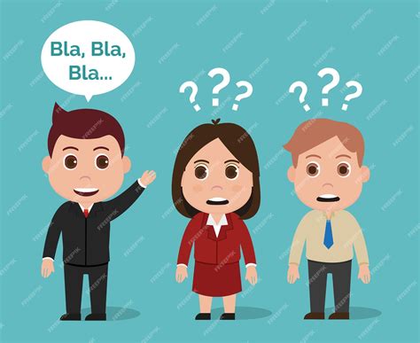 Premium Vector | Bad communication, office communication problems