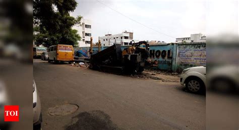 various contractors materials spoils environment - Times of India