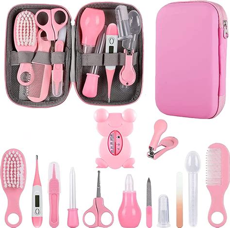 ZeenArt Baby Grooming Kit, 13-in-1 Newborn Hygiene and Care Essentials ...