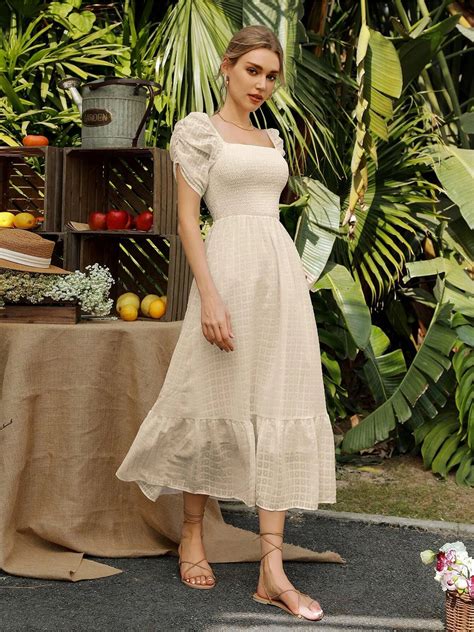 Smocking A-Line Dress | Savana | Bestsellers