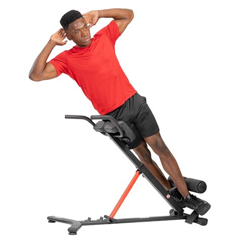 Buy Sunny & Fitness Hyperextension Roman Chair for Back, Glute ...