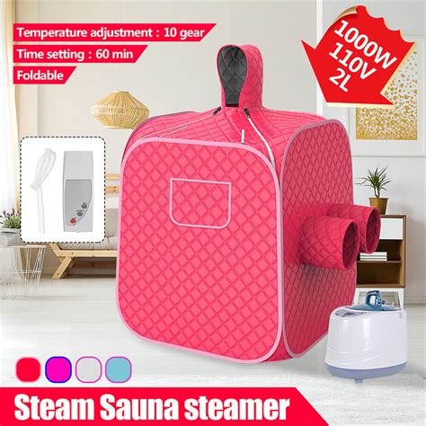 Buy 2L Portable Steam Sauna Full Body Spa Tent Folding Weight Loss ...