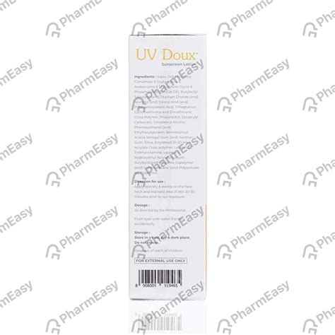 Buy UV DOUX SPF 30 SUNSCREEN LOTION 50ML Online & Get Upto 60% OFF at ...