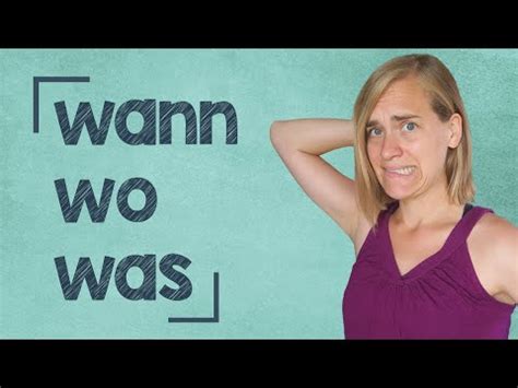 German Lesson (112) - Subordinating Conjunctions - Part 3: wann - wo ...