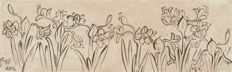 Flowers - Benode Behari Mukherjee - Bengal School Indian Art Painting ...