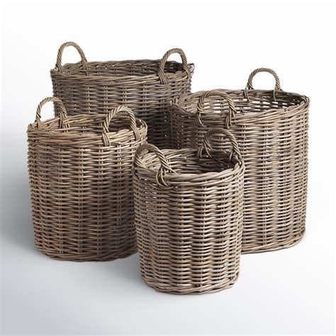 Birch Lane™ Zachary Arnett 4 Piece Laundry Set & Reviews | Birch Lane